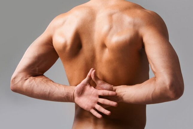 Nugaros skausmas su juosmens osteochondroze 1 nuotrauka