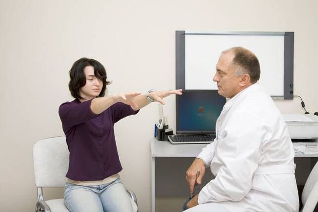 Krūtinės osteochondrozės diagnozė - neurologo